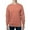 Terra Cotta, variant on Lazer Mens Fleece Crewneck Sweatshirt