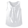thumbnail image 4 of U-Neck Spaghetti-Strap Tank Top, Women's Ice-Silk Satin Versatile Outerwear Top, Layering Base Layer for Blazers,White,XXXL, 4 of 4