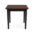 thumbnail image 4 of Lenox Steel Reception Waiting Room Healthcare End Table / Black Steel / Walnut, 4 of 4