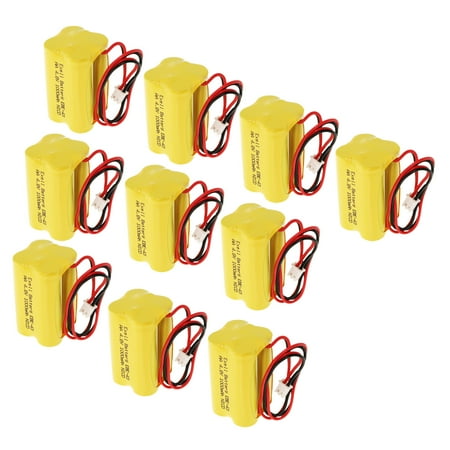 10pc Exit Lighting Battery Fits NIC0186 Simkar 6600012 price history on PriceWatchPro