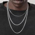thumbnail image 1 of Hip Hop Cuban Chain Necklace Rock Stainless Steel Basic Chain Men Necklace Simple Necklace For Women Fashion Party Jewelry, 1 of 5