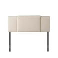 thumbnail image 3 of CorLiving Mia 3-in-1 Expandable Panel Padded Fabric Headboard with Nail Head Trim, 3 of 8