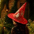 thumbnail image 2 of IAJDKMEK Tall Witch Hat for Halloween Costumes, Wizard Hat for Adults, Pointed Witch Hat Party Costume, 2 of 3