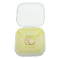 thumbnail image 2 of Unique Bargains 1 Pc Pill Case 5 Grid Portable Pill Box Light Yellow, 2 of 6