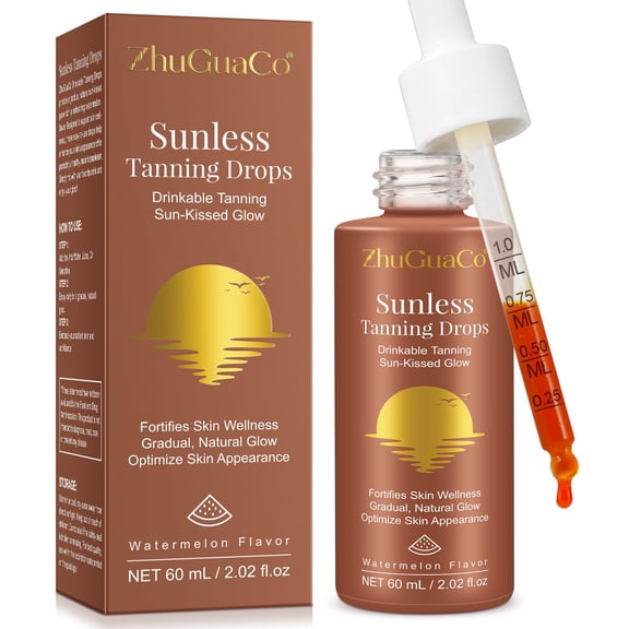 Gotas bronceadoras sin sol Tan Theory Drop to Drink 60 ml