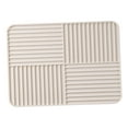 thumbnail image 3 of Plato de silicona Mat de secos Mat de drenadora Tapa de corte seco rápido Almohadilla sin deslizamiento para tazones de vajillas Café de comedor del beige, 3 of 8