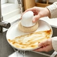 thumbnail image 7 of olkpmnmk 1Pc Home Dish SpongeWand, Kitchen Dishwashing Sponge Cleaning with Handle, Replaceable Non Scratch Sponge, Dishwashing Scrubber Sponge Set for Kitchen Pots Pans Sink Cleaning, 7 of 7