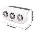 thumbnail image 3 of BotaniNest Solar Car Exhaust Fan 5000 Solar Powered Car Exhaust Fan Air Circulation Vehicle Vent Fan With USB Interface For Use In Cars Home Rooms Ventilation, 3 of 7