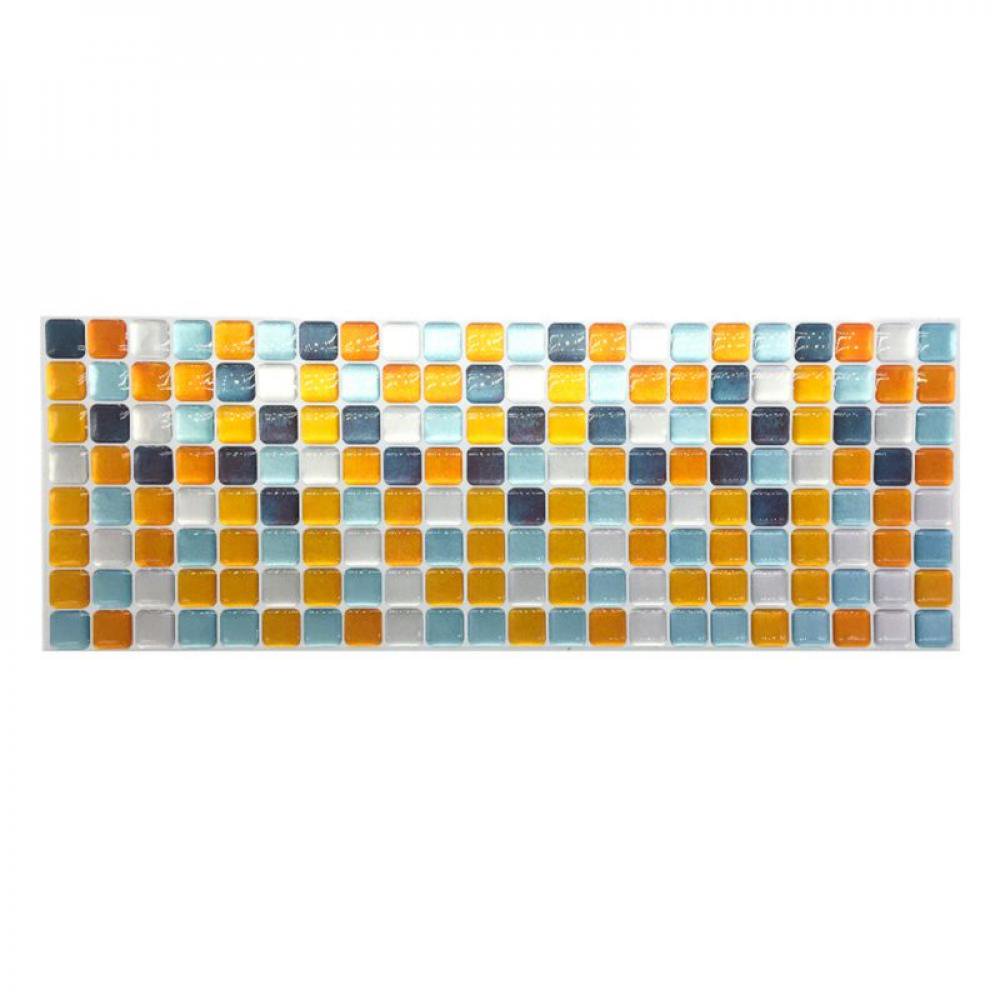 1pcs 3D Wall Stick Peel And Stick Removable 3D Mosaic Wallpaper Tile