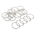 thumbnail image 1 of Unique Bargains Metal Binder Rings, Silver Tone, 20 Pack, 1 of 5