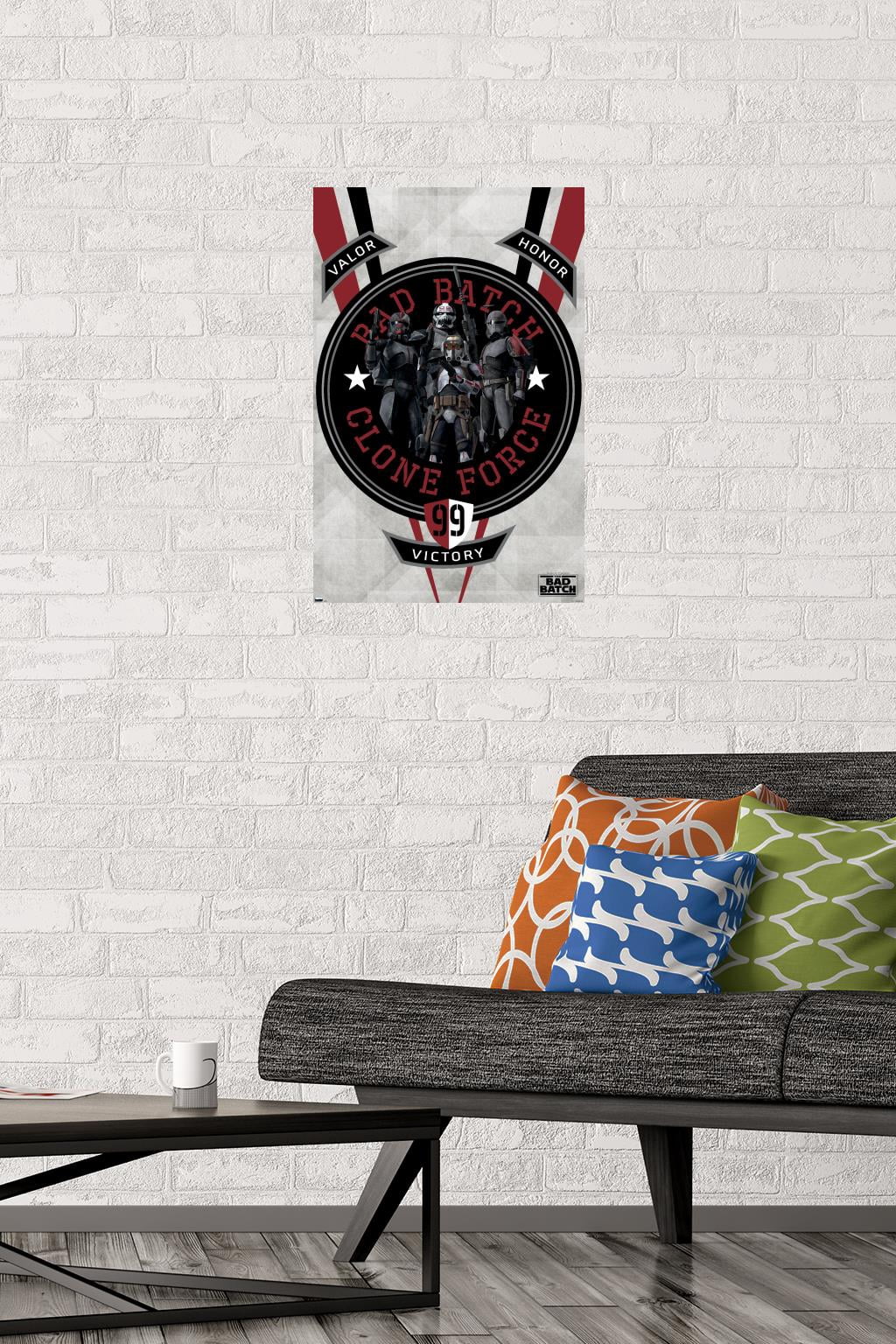 Star Wars: The Bad Batch - Badge Wall Poster, 14.725" x 22.375"