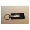 thumbnail image 3 of Tesla Keychain & Keyring - Black Premium Leather, 3 of 3