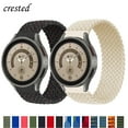 thumbnail image 2 of Fulsaxad (1Pack/3Pack) 20mm No Gaps Nylon Bands for Samsung Galaxy Watch 5 5 40mm 44mm/ Watch 5 Pro 45mm Women Men Braided Solo Loop Sports Wristband Bracelet for Galaxy Watch 4 Classic 42mm 46mm, 2 of 6