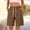 Coffee, variant on Women Bermuda Shorts Knee Length Only Moment Womens Bermuda Shorts Knee Length Chemical Fiber Blends Knee Length Capris with Pockets High Waisted Athletic Casual Shorts for Women Purple,M