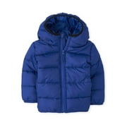 The Children's Place Baby Toddler Boy Puffer Winter Jacket Coat