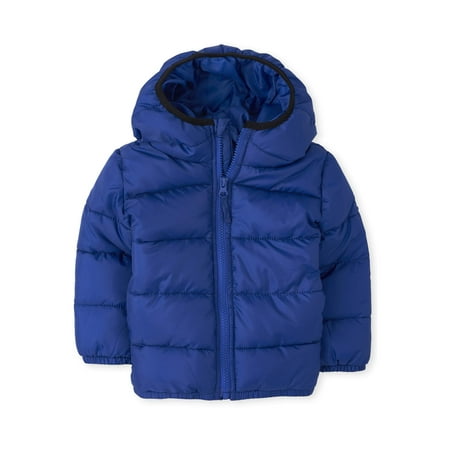 The Children's Place Baby Toddler Boy Puffer Winter Jacket Coat