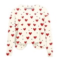 thumbnail image 4 of Jsaierl Womens Valentine's Day Sweatshirts Cute Love Heart Print Sweatshirts Trendy Pullover Sweater Tops Crewneck Dressy Casual Long Sleeve Shirts for Women, 4 of 4