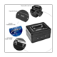 thumbnail image 4 of 3 cajas de metal para monedas con bandeja de almacenamiento con cerradura - Cerradura de combinación pequeña 15 x 12 7,7 cm (negro), 4 of 4