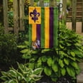 thumbnail image 2 of Mardi Gras Garden Flag, 2 of 2