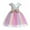 Pink, variant on Girls Dress Kids Girls Sequin Princess Bridesmaid Pageant Gown Birthday Party Wedding Dress 7 Years-8 Years