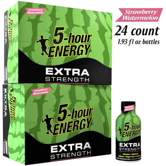 5-hour ENERGY Shot Extra Strength Strawberry Watermelon 1.93 oz 24 count