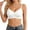 White, variant on Wang6 Womens Wireless Plus Size Tshirts Bras Seamless No Underwire Push up Minimizer Bras Spaghetti Strap Bralettes Soft Everyday Bra White XL