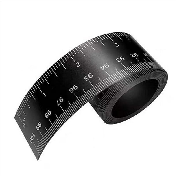 Regla Magnética Flexible de 100 cm con Cinta Métrica Magnética en Pulgadas y Centímetros.