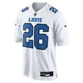 thumbnail image 2 of Men's Nike Jahmyr Gibbs White Detroit Lions Tundra Fashion Game Jersey, 2 of 3