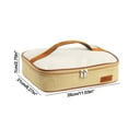 thumbnail image 3 of Insulated Lunch Bag, Portable Food Storage Box Cooler, Durable Picnic Tote, for Academy, Work, and Outdoor Activities, Single Pack, Khaki, by FAJHHA, 3 of 7