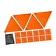 thumbnail image 5 of Tiras de panel de seguridad de visibilidad, juego de letreros, forma triangular, impermeables, versátiles, para acampar o viajar, portátiles., 5 of 9
