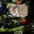 thumbnail image 6 of Tainini 3.14inch Acrylic Christmas Ornaments Hanging Crafts Christmas , for Xmas Home Decor (Nativity), 6 of 6