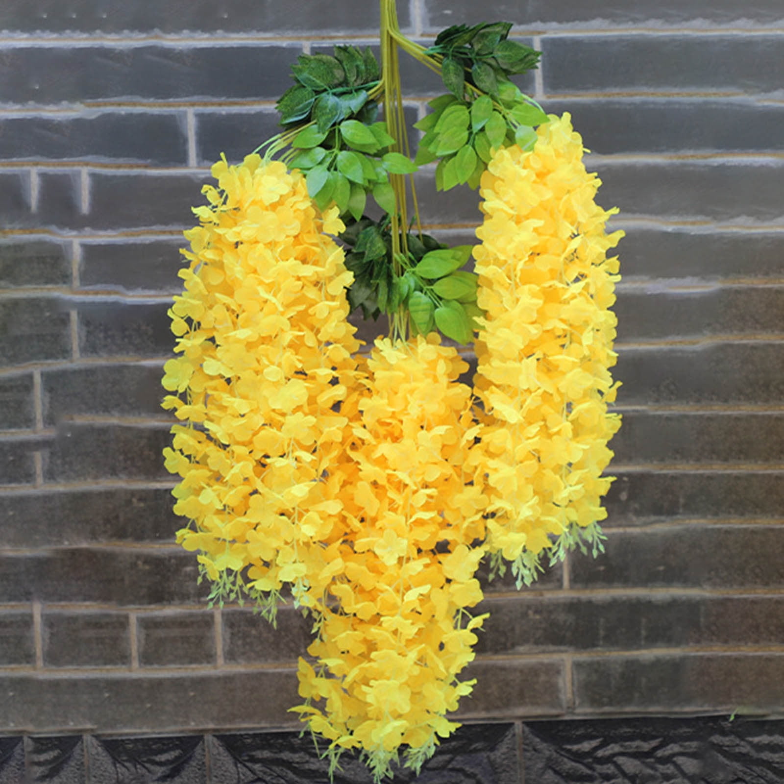 Wisteria Flower Vines Garland, Artificial Flower Strings, Fake Hanging