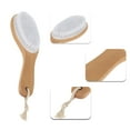 thumbnail image 3 of Unique Bargains Curved Handle Bath Brush 9.84" White 1 Pc, 3 of 6