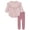 Pale Mauve, variant on by Gerber Baby Girl Bubble Romper and Tights Outfit Set, 2-Piece, Sizes 0/3 Months - 24 Months