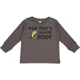 thumbnail image 3 of Inktastic Pap Pap's Fishing Buddy Boys Long Sleeve Toddler T-Shirt, 3 of 5