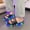 Black-1, variant on Women Men Adult LED Glowing Slippers Cartoon Soft Sole On Comfortable Non Indoor Outdoor House Beach Summer Casual Slide Sandals