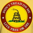 thumbnail image 3 of CafePress - Dtom Gadsden Flag (Logo) White T Shirt - Light T-Shirt - CP, 3 of 4