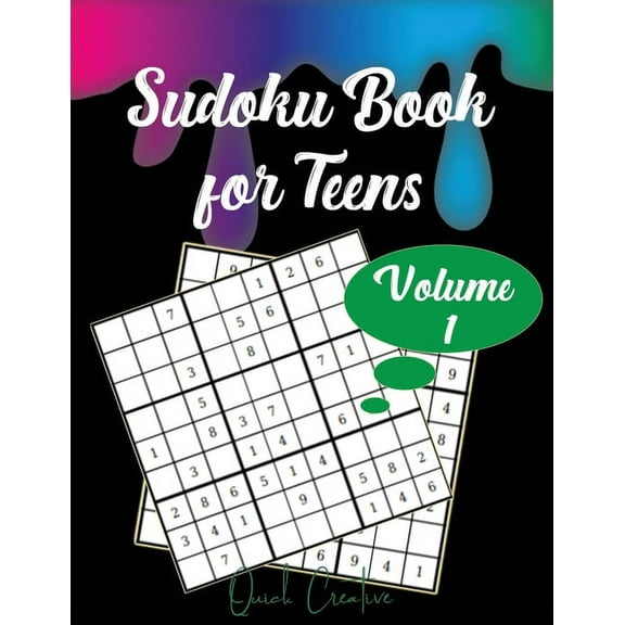 Sudoku Book For Teens: Medium Sudoku Puzzles Including 330 Sudoku Puzzles with Solutions, Great Gift for Teens or Tweens