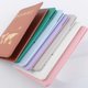 thumbnail image 4 of Funda para pasaporte con control de seguridad, soporte de almacenamiento para tarjeta de crédito y débito de identificación de viaje, bolsa de Almacenamiento y organización del hogar Rosado Yuarrent HA067524-01B, 4 of 6