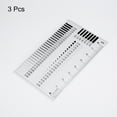 thumbnail image 3 of Uxcell 3pcs High Precision SEC Size Estimation Chart 90x55mm 0.16mm Covered Flaw Detection Ruler Diameter Line Width, 3 of 6