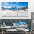 thumbnail image 1 of Winter in Bavarian Alps Panorama - Landscape Canvas Art Print, 1 of 4