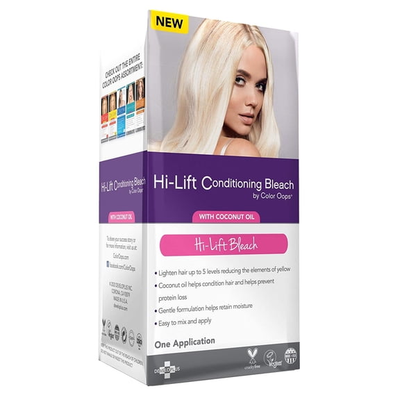 Color Oops Hi-Lift Conditioning Bleach with Coconut Oil – 1 Application