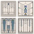 thumbnail image 2 of CoasterStone Ensemble de Sous-Verres de Fenêtres Ennis Multicolore, 2 of 3