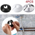 thumbnail image 3 of MYG 4pc 15mm Chrome Colour Silver Electroplate Radiator Pipe Collars Cover Floor, 3 of 6
