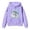 Purple, variant on XFeng Kids Pullover Hoodie Casual Long Sleeve Hooded Sweatshirt with Kangaroo Pocket