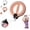 Pink Light, variant on Arm and Shoulder Workout Equipment for Men and Women, 360° Hand-Crank Forearm Trainer, Smart Flabby Arm Exerciser, Shoulder Exercise and Mobility Trainer for Upper Body