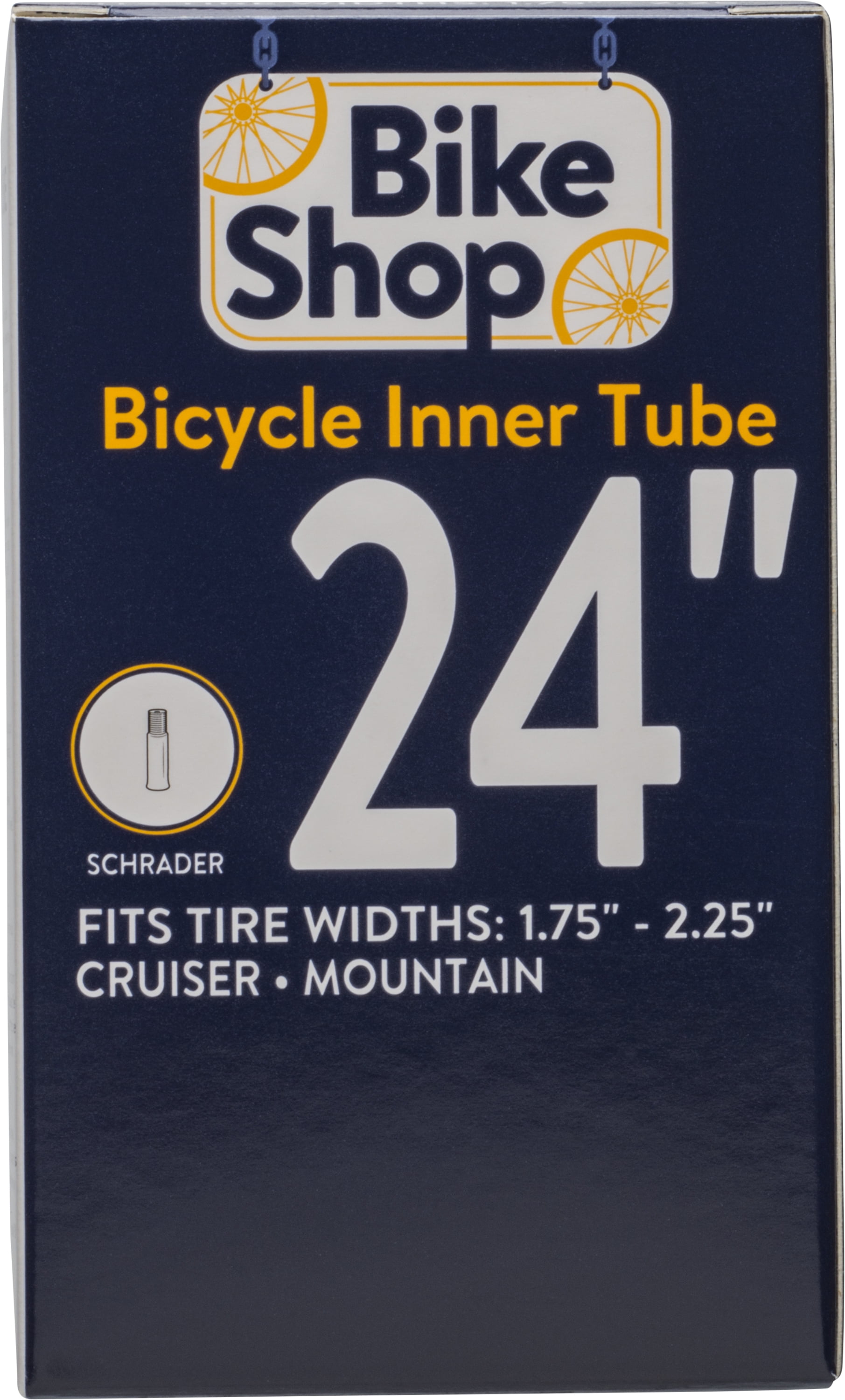 24" Inch Bike cycle Inner Tube 24 x 1.75 to 2.125 SCHRADER VALVE. CAR VALVE 