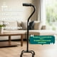 thumbnail image 4 of Bastón Bariátrico 4 Apoyos Ajustable | Soporte hasta 180kg | Acero | Mango Ergonómico Ambidiestro | Adultos Mayores y Obesidad, 4 of 9