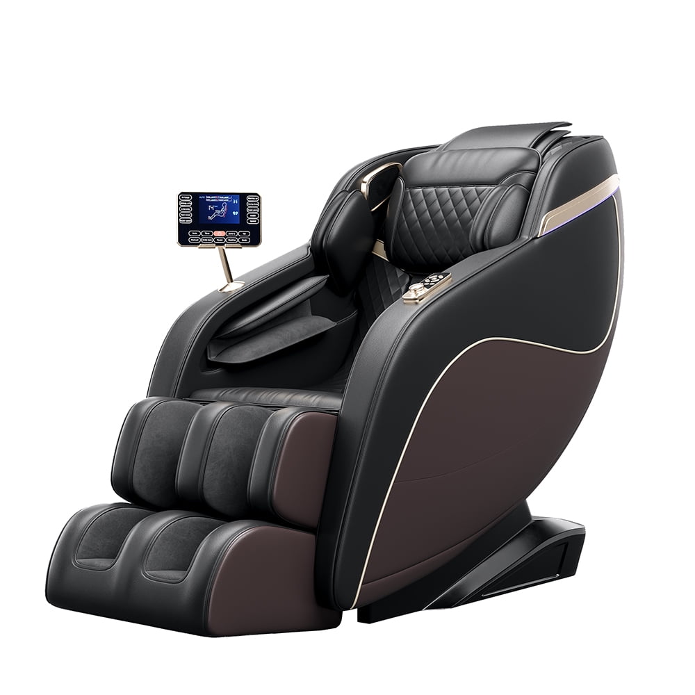 MAYEERTY Zero Gravity Massage Chair with SL-Track Shiatsu, Full Body Massage Chair for Thai Stretching & Airbag Compression, Black