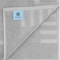 thumbnail image 3 of White Classic Hotel Collection Absorbent Cotton Bath Mats, Spa Reversible Floor Towels, not a Bathroom Rug, Dolphin Gray, 22 x 34, 2 Pack, 3 of 7